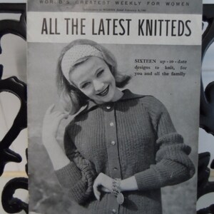 Schnittmuster Damen Stricken Genuine Vintage
