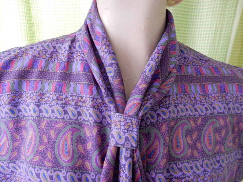 1970s Classy Lady Blouse Shirt