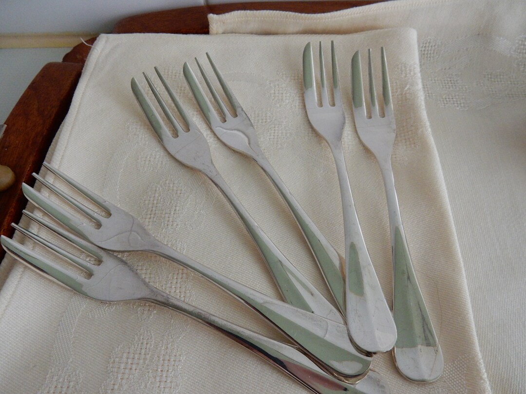 Cake Forks, Silver Plated, Vintage, Set of 6 No Box Etsy Australia
