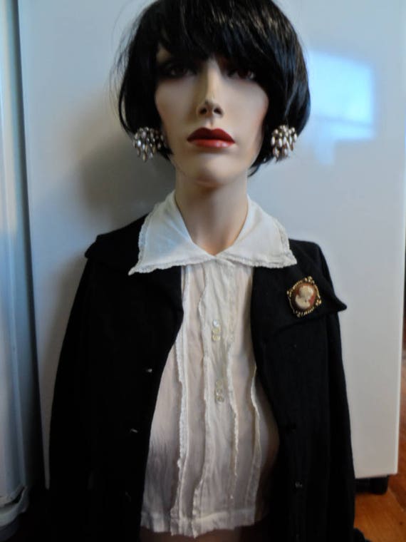 Blouse, Bodice, Cream, Genuine Antique.