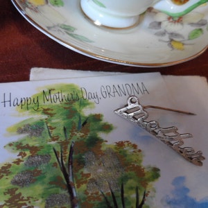 Mother's Grandmother Day vintage card