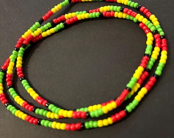 27 "Taille Perle: Afrikanische Perlen Bauch Kette