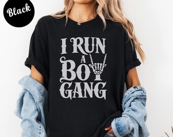 Camiseta Comfort Colors® I Run A Body Mom, Camiseta divertida de esqueleto para mamá, Camiseta de humor negro para mamá, Regalo para mamá atrevida, Camiseta gráfica para mamá genial