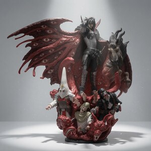 Alucard Hellsing 3D STL File, Figurine for 3D Printing