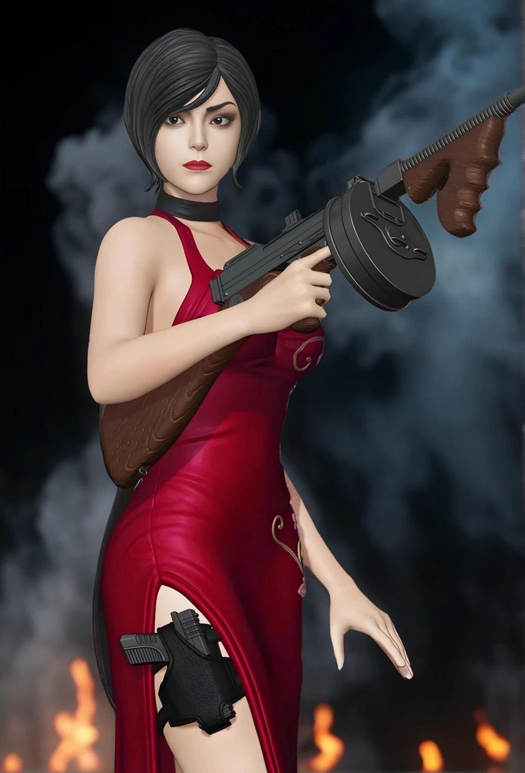 Resident Evil – Ada Wong | Spy of the Umbrella Corporation STL Statue ...