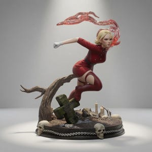 Seras Victoria Hellsing 3D STL File, Figurine for 3D Printing