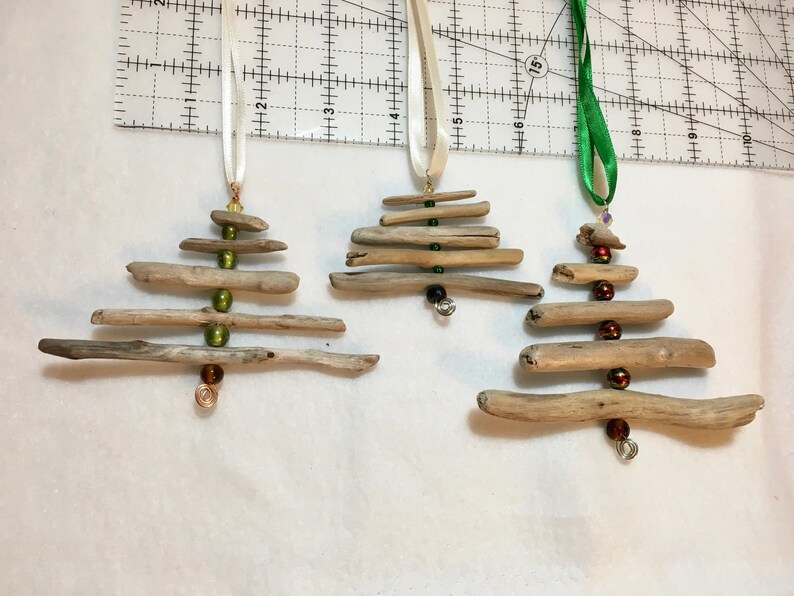 Driftwood Christmas Tree Ornaments 1 Etsy