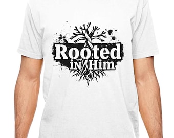 Rooted in Him Organic Unisex Crewneck T-shirt | Econscious EC1000