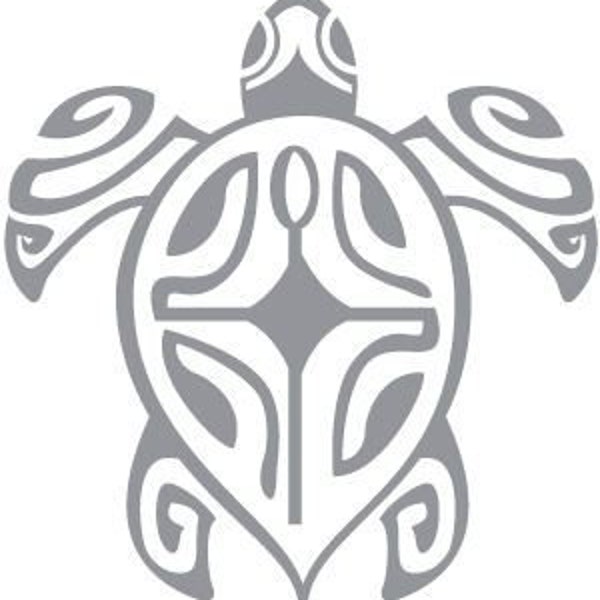 Tribal Turtle for cutouts, vinyl, stickers, etc.