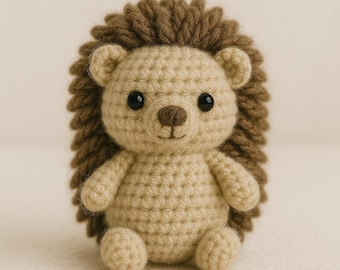Hedgehog Amigurumi Virkmönster | Nybörjarvänlig (PDF-mönster)
