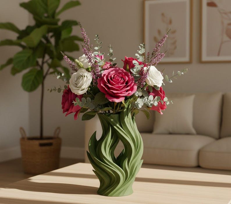 100+ Decorative Vase STL & 3MF Files Full 3D Printing Bundle | Commercial Use image 15