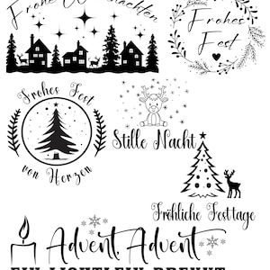 Christmas plotter files for download | SVG PNG | Christmas motifs | DIY projects & gift ideas | Merry Christmas