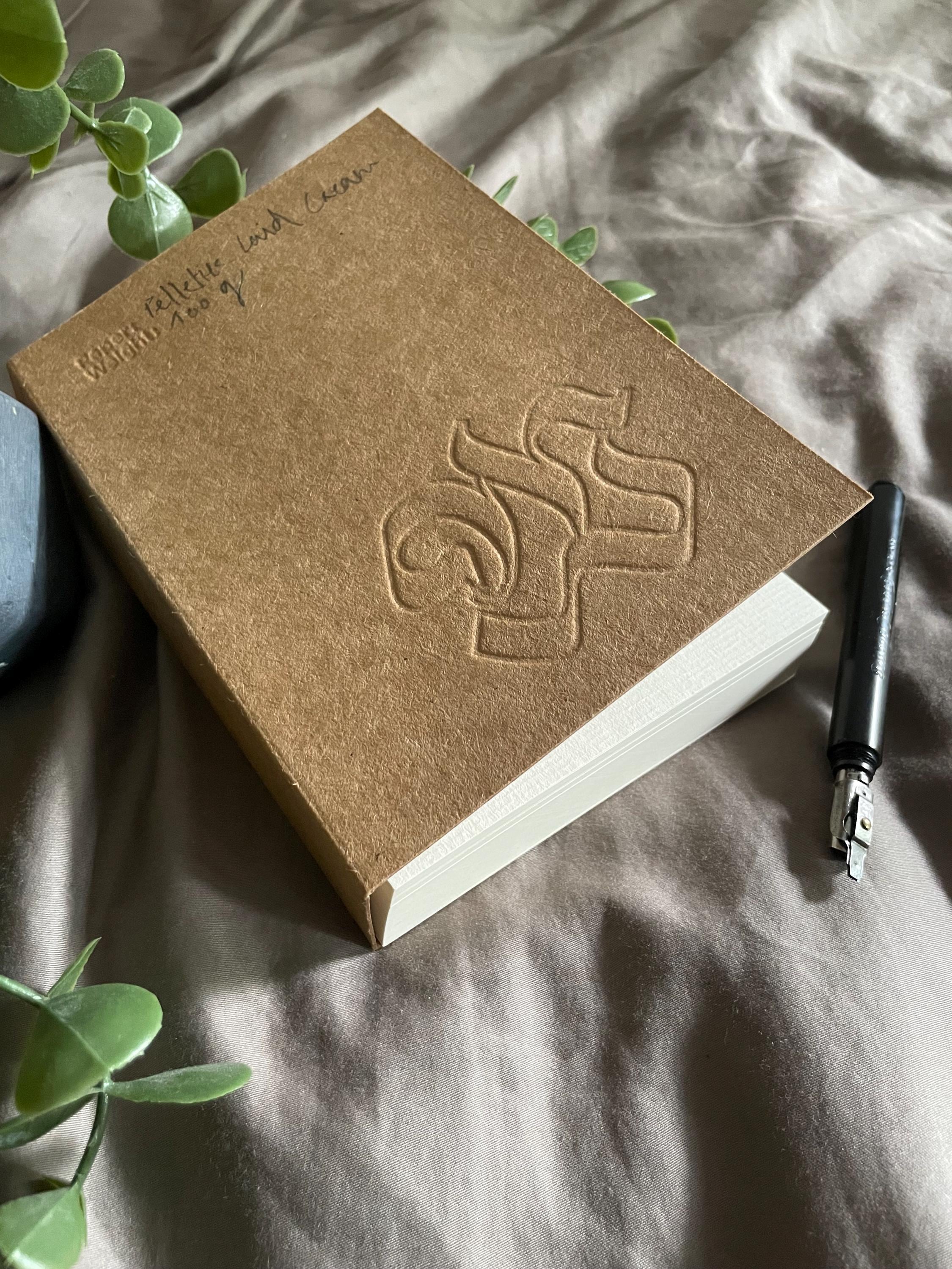 Handmade sketchbook on premium laid paper