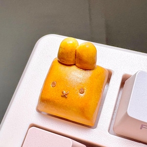 Miffy Bread Handmade Artisan Keycap