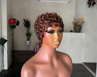 Chioma korte pruiken van 100% echt haar