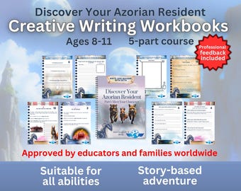 Discover Your Azorian Resident | Story-Led Creative Writing Workbooks for Kids Aged 8-11 – Alight Writing Academy