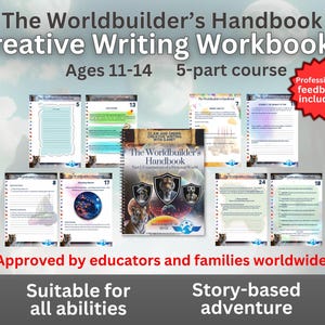 Worldbuilder’s Handbook | Story-Led Creative Writing Workbooks for Young People Aged 11-14 - Alight Writing Academy