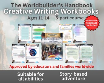 Worldbuilder’s Handbook | Story-Led Creative Writing Workbooks for Young People Aged 11-14 - Alight Writing Academy