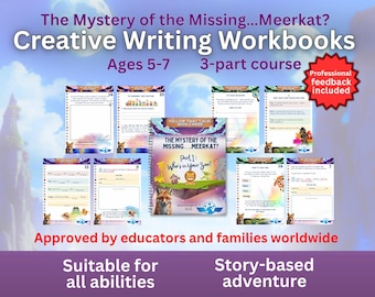 The Mystery of the Missing… Meerkat? | Story-Led Creative Writing Workbooks for Kids Aged 5-7 - Alight Writing Academy
