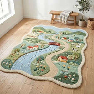 Landscape Play Rug - Etsy