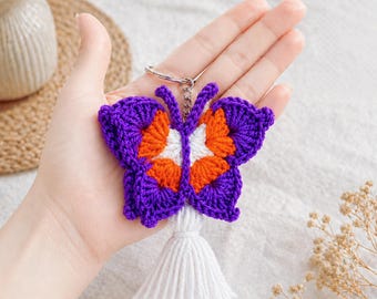 Schmetterling Anleitung | Amigurumi Schmetterling Schlüsselanhänger, Taschenanhänger & Autoanhänger PDF