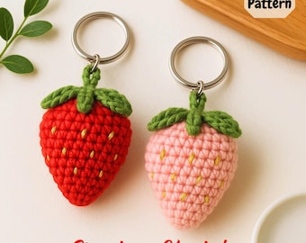 Portachiavi a forma di ciliegia con glitter rossi, accessorio per borsa, regalo per amico, portachiavi in metallo, accessorio decorativo, dolce - Italia
