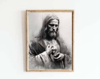 Sacred Heart Enthronement Wall Art Printable – Catholic Devotional Tradition