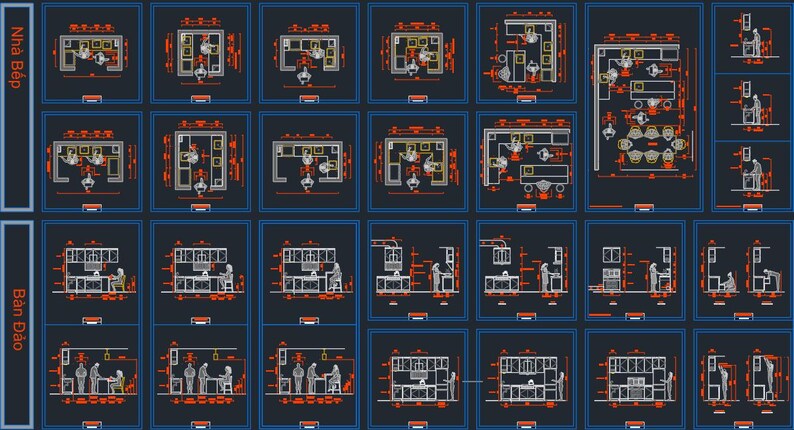 Bloques dinámicos AutoCAD - arquitectura - interior - Etsy México