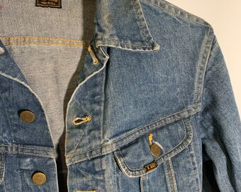 Vintage 70s: Lee Storm Rider Denim Jacket Union Made in USA Vintage 70s: Lee Storm Rider Denim Jacket Union Made in USA
