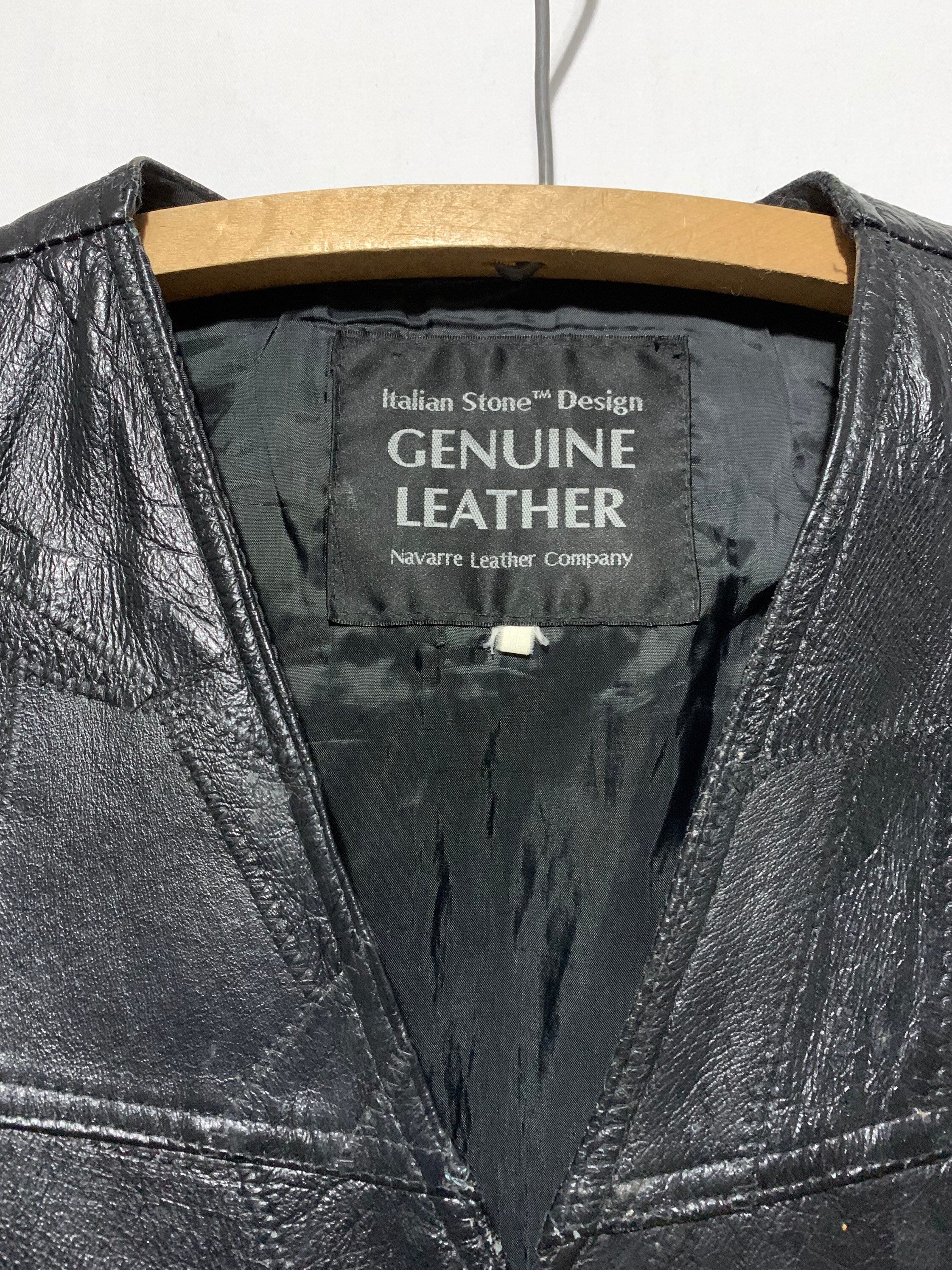 Vintage 1980s Mens Patchwork Black Leather Vest Unisex Rock and Roll ...