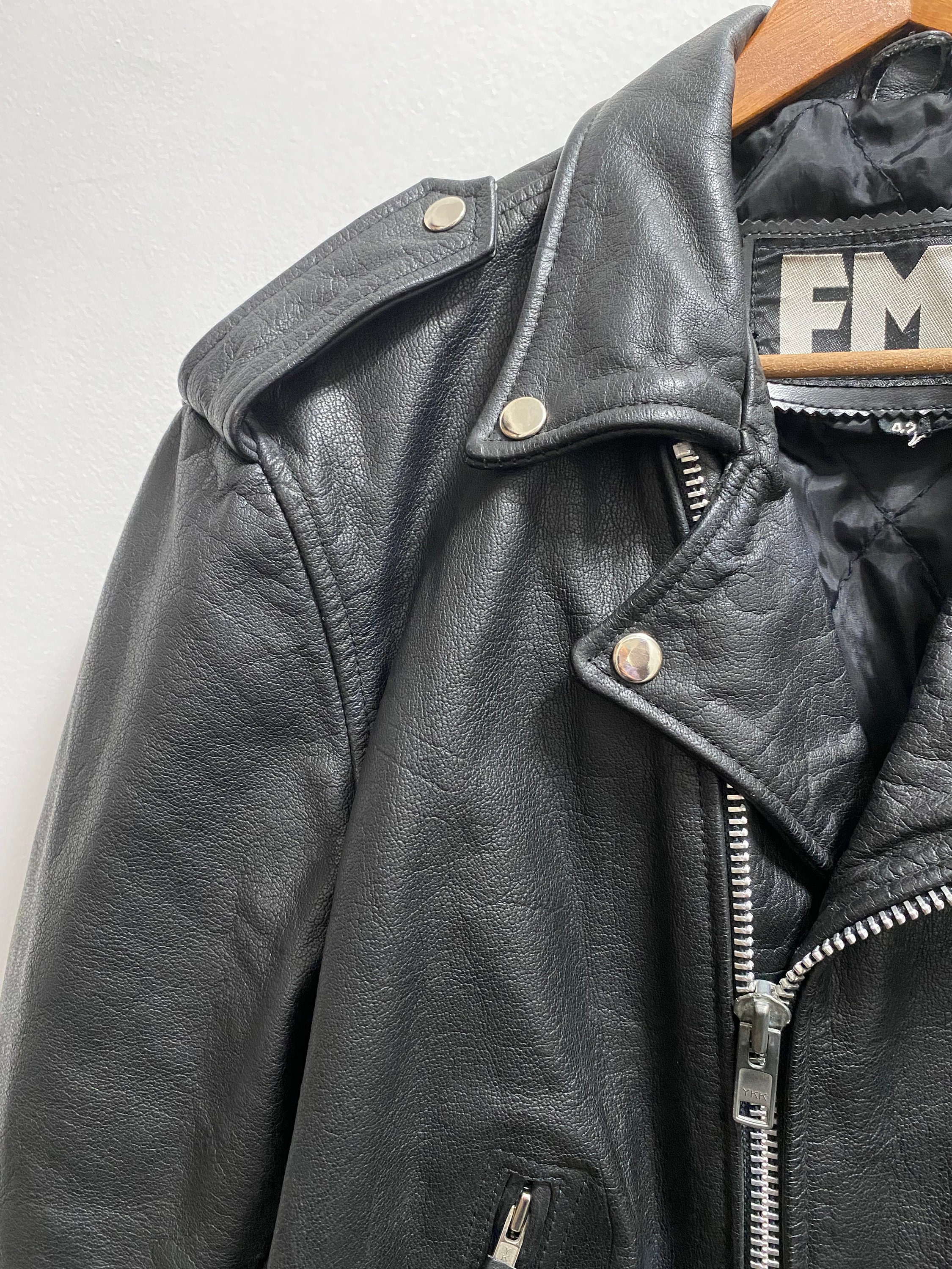 Vintage 1996 Metallica Leather Motorcycle Jacket FMC Original Hand ...