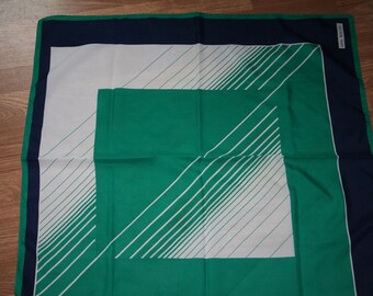 Vintage geometirc print headscarf (F2)