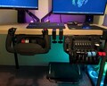 Honeycomb Alpha and Bravo Mounts for Flight Sim | Under Desk Yoke and Throttle Mounting System for Cockpit Setup and Sim Rig Gear product logo
