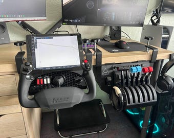 Honeycomb Alpha Bravo Under Desk Mount with iPad Holder