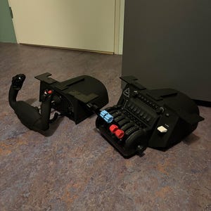 Planetwd Login Terbaru Honeycomb Alpha and Bravo Mounts for Flight Sim | Under Desk Yoke and Throttle Mounting System for Cockpit Setup and Sim Rig Gear image 5