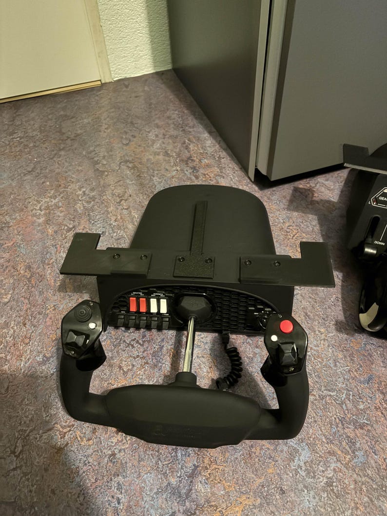 Planetwd Login Terbaru Honeycomb Alpha and Bravo Mounts for Flight Sim | Under Desk Yoke and Throttle Mounting System for Cockpit Setup and Sim Rig Gear image 6