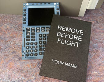 ¡Funda antipolvo Winwing MCDU y PFP con nombre personalizado!