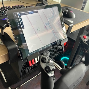 Honeycomb Alpha Bravo Under Desk Mount with iPad Holder image 5