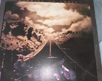 Jackson Browne, Running On Empty, LP, 1977 Elektra/Asylum Vinyl Record W/ Pics
