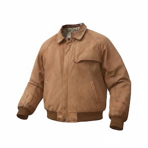 VTG Marlboro Adventure Team Genuine Leather Jacket Mens L Brown Map Lined 1990's