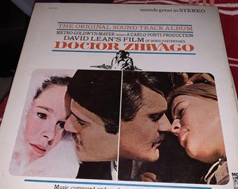 DR Zhivago Original Soundtrack Vinyl LP With Movie Booklet MGM
