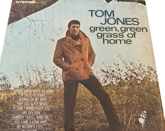 TOM JONES - Green Green Grass of Home Vinyl LP -Very rare