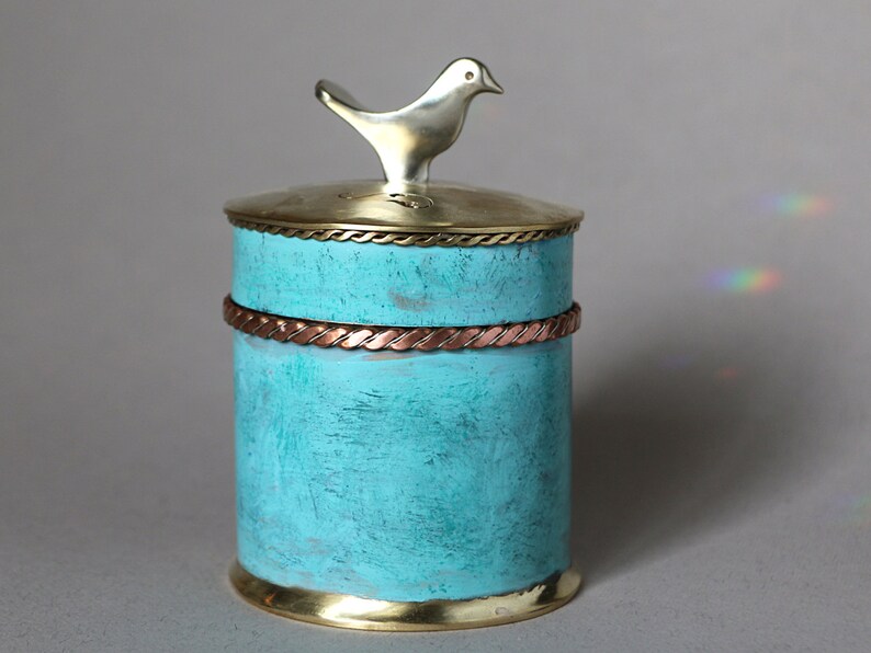 Besamim Spice Box, silver bird, Jewish Ritual Havdala Precious box, Made In Israel, Jewish wedding Gift, Bat Mitzva Gift image 2