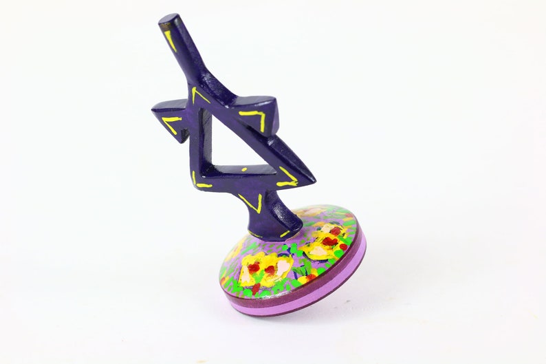 stocking stuffer Spinning Top wooden with a star of David Gift for tops collector Holiday gift for kids wooden toy Hanukkah Dreidel