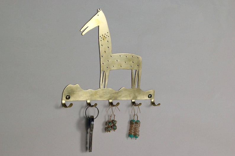 Key Rack Holder, key Hanger for wall, Organizer For Keys, Horse Silhouette, Wall Hanging, Horse Art, Horse Lover gift image 5