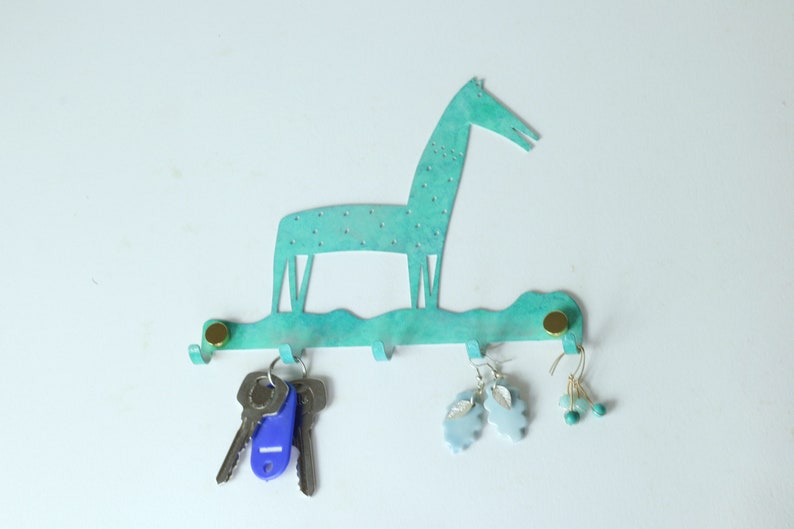 Key Rack Holder, key Hanger for wall, Organizer For Keys, Horse Silhouette, Wall Hanging, Horse Art, Horse Lover gift image 9
