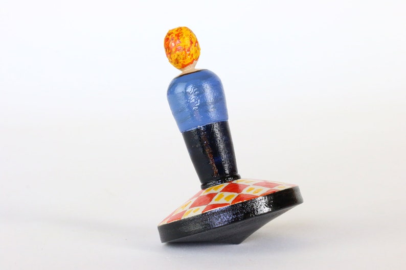Holiday gift for kids portrait miniature Spinning Top wooden Gift For Boyfriend collectible gift for kids Hanukkah Dreidel