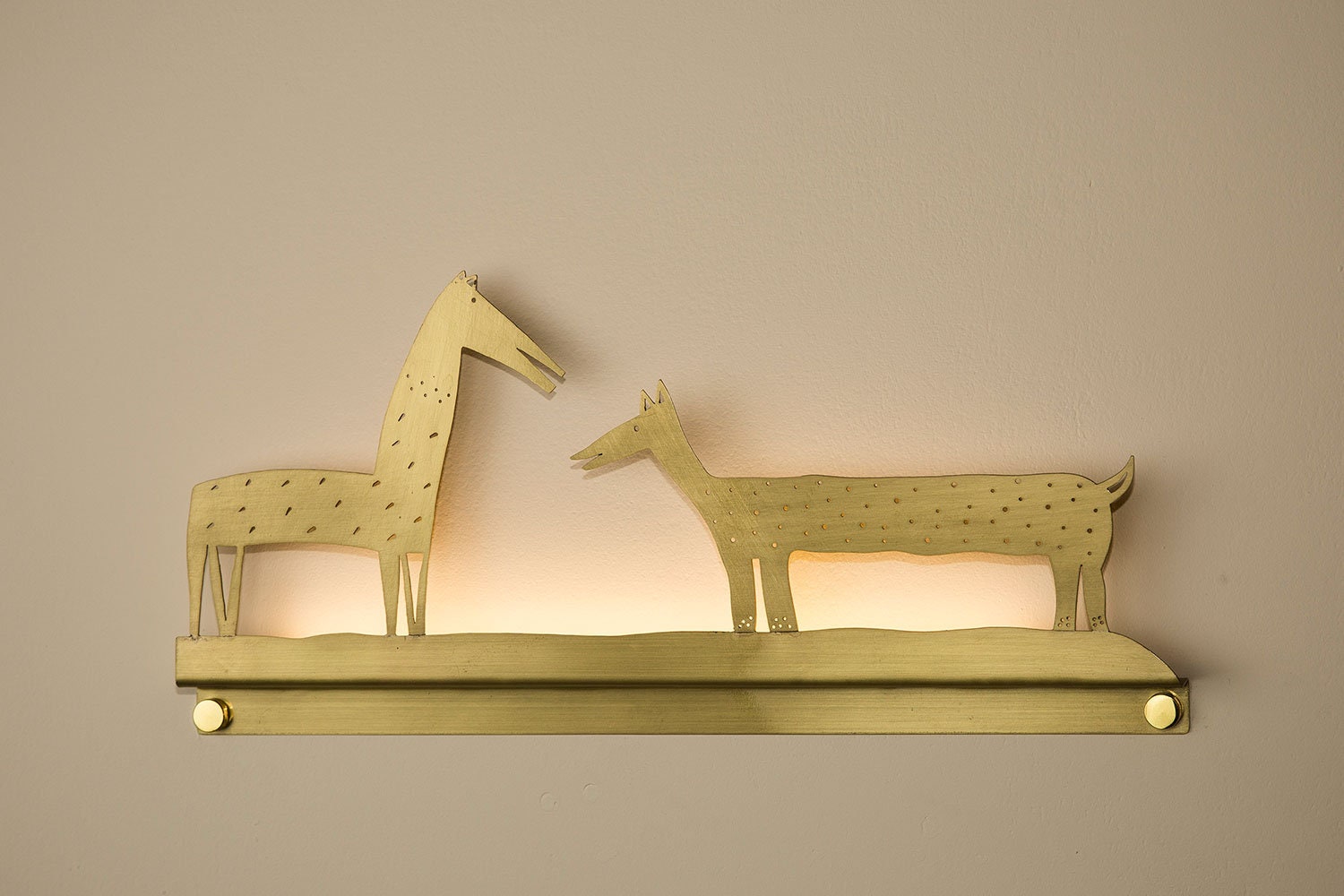 Lampe de Chambre d'enfants, Lampe Animale, Mur Pour La Salle Lumière Nuit, Éclairage Ambiant, en Lai