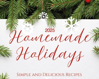 Recetario navideño: Recetas caseras para festines (descarga digital)