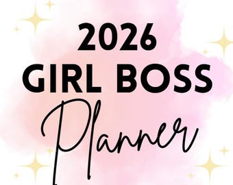 Planificador de Girl Boss 2026: 75 páginas de movimientos de Girl Boss